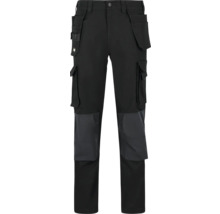 Zwarte werkbroek met zakken en kniezakken