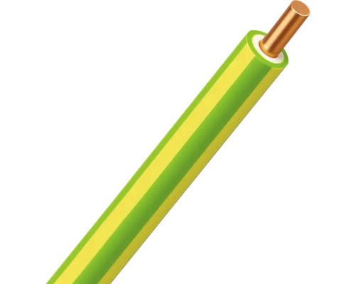 PROFILE Installatiedraad VD 2,5 mm² geel/groen 5 m Aardingskabel met groen-gele ommanteling