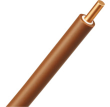 Enkeladerige draad met koperen geleider en isolatie