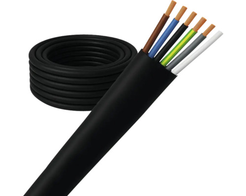 Meeraderige kabel en kabelhaspel