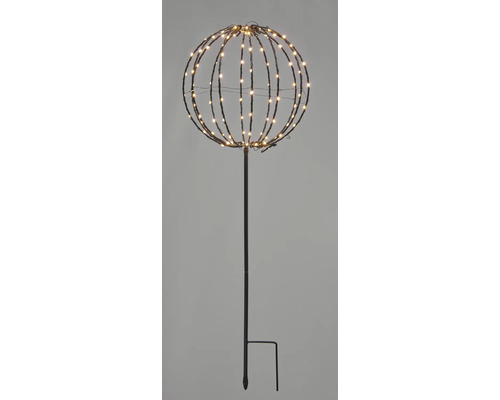 Decoratieve bolvormige lamp met grondpen voor tuinverlichting