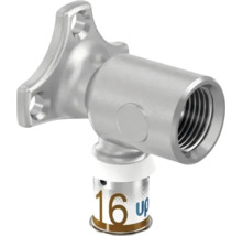 Hoek met bevestigingsplaat, fitting voor sanitair en verwarming