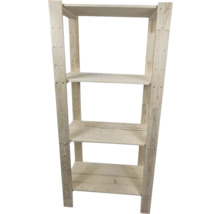 Houten rek met vier planken