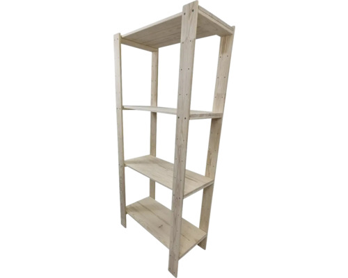 Houten rek met vier planken
