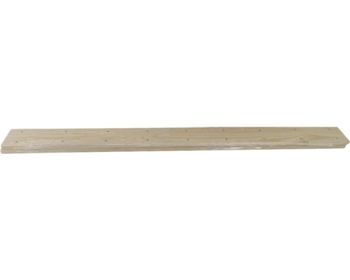Houten plank met boorgaten