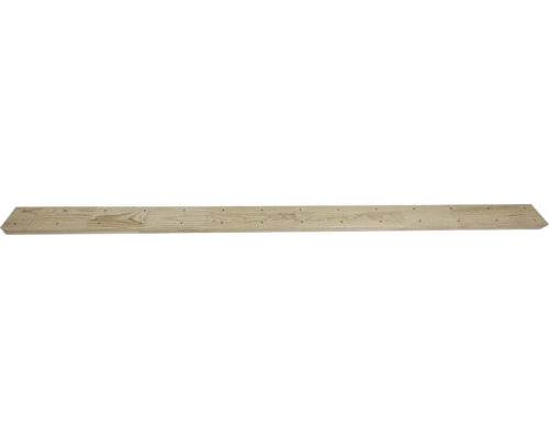 Houten plank met boorgaten