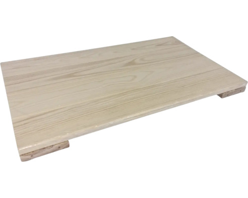 Houten plank met onderconstructie