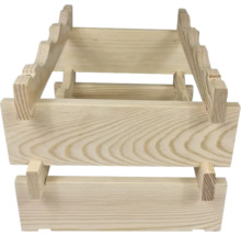 Houten wijnrek