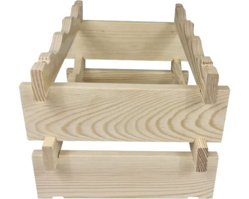 Houten wijnrek