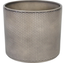 Ronde bloempot met gaatjespatroon
