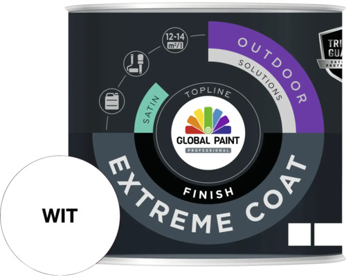 Blik Global Paint Extreme Coat lak voor buiten