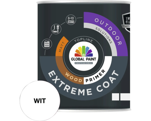 Pot met matte houtprimer voor buiten van Global Paint