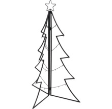 Metalen kerstboom voor het ophangen van decoraties