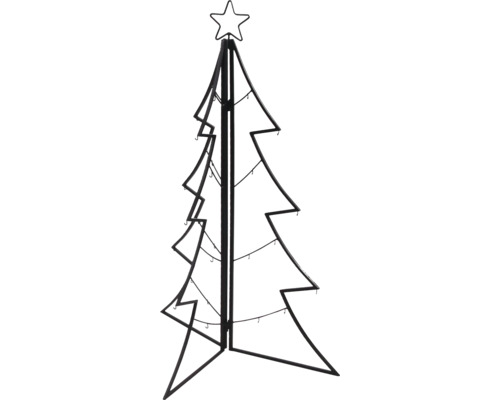 Metalen kerstboom voor het ophangen van decoraties