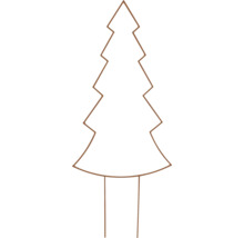 Decoratief silhouet van een kerstboom