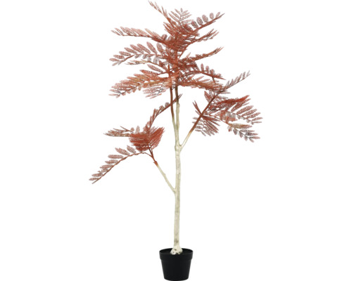 Kunstboom met bladeren in een pot