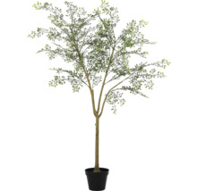 Kunstboom in pot met groene bladeren