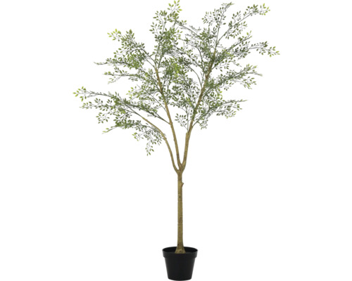 Kunstboom in pot met groene bladeren ter decoratie