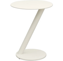 Bijzettafel met rond tafelblad en voet