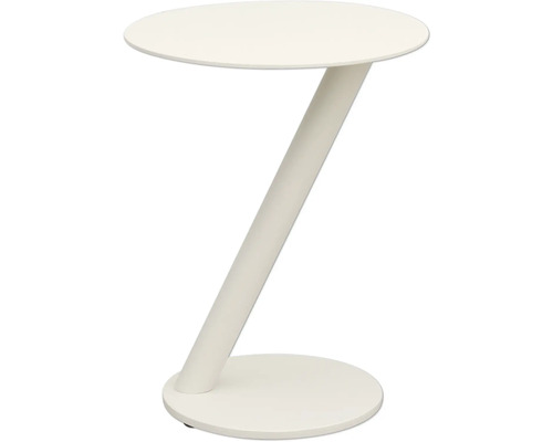 BEST Bijzettafel Paros zand 45 x 45 x 45 cm Bijzettafel met rond tafelblad en voet