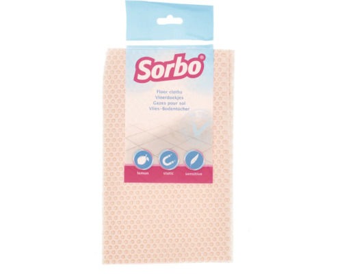 Sorbo vloerdoeken in verpakking