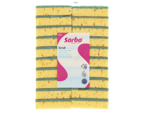 Sorbo schuursponzen, 20 stuks