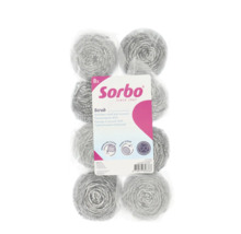 Sorbo pannenspons RVS, 8 stuks