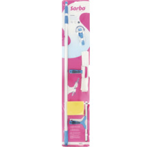 Sorbo raamwisserset met telescopische steel, spons, trekker en microvezelhoes