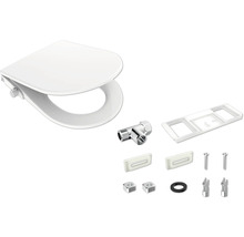 Toiletzitting met aansluitgarnituur en montageaccessoires