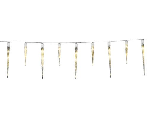 KONSTSMIDE Kerstverlichting LED ijspegelgordijn 16 st extra warmwit 3,75 m IJspegel kerstverlichting voor buiten