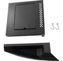 Barbecueaccessoireset met asopvangbak en twee haken