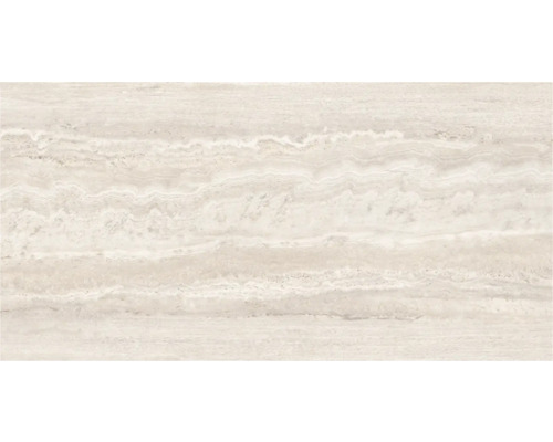 Wand- en vloertegel Sosa Travertin 60 x 120 cm gerectificeerd Travertin tegel met horizontale nerf