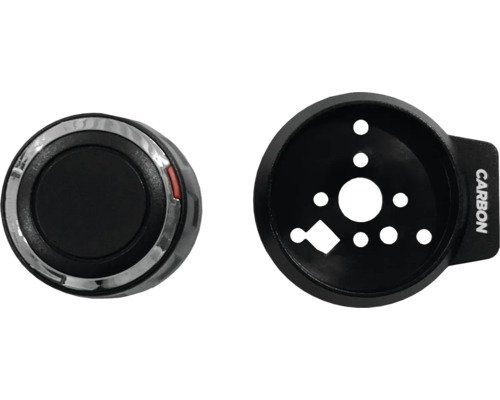 Twee afbeeldingen van een koolstof ontwerp onderdeel voor irrigatiesystemen