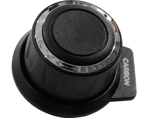 Schakelaar met Carbon opschrift