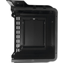 Zwart montagesysteem voor sanitair