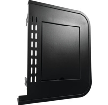 Zwarte wandbehuizing voor binnen