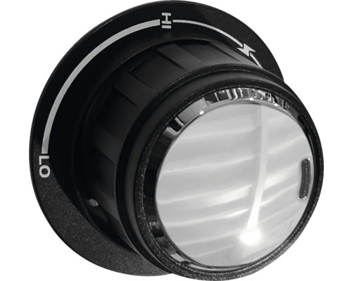 Schakelaar voor kookplaat met aanduiding laag en hoog