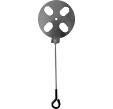 Vlaggenroerder van metaal met handvat