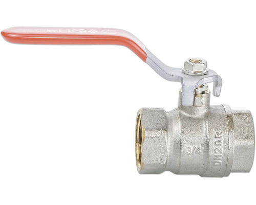 Afsluitventiel met hendel, 3/4 inch