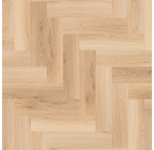 Helle houtlook vloerbedekking in visgraatmotief