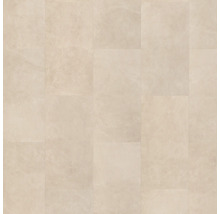 Beige vloertegels gelegd