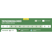 Toepassingskalender Taxus snuitkever larven