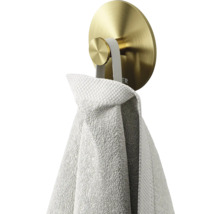 Metalen handdoekhaak met handdoek