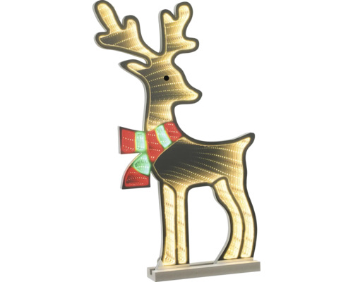 Decoratieve rendierlamp met sjaal voor binnenshuis