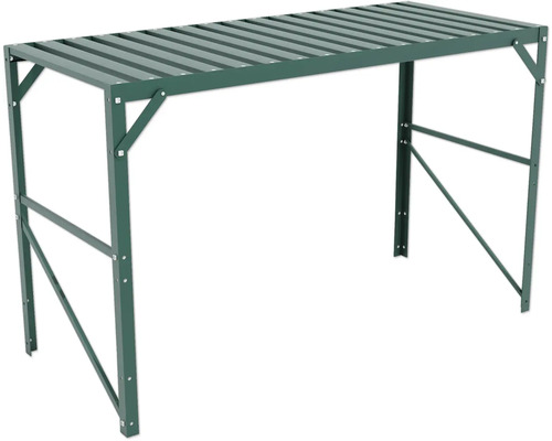 Tuin tafel met metalen latwerk