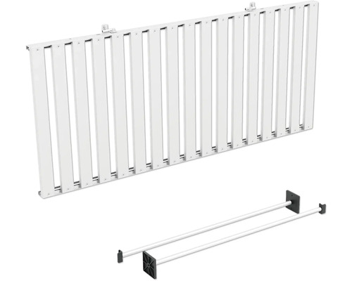 Kunststof privacyscherm met accessoires