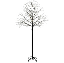 Decoratieve LED-boom met zwarte takken en warm witte lampjes voor binnenshuis