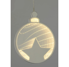 Decoratieve LED kerstbal met sterrenmotief