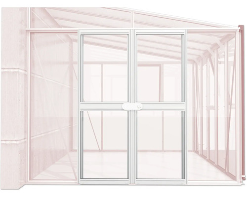 Kweekkas met dubbele deur