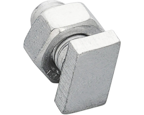 Metalen schroef met vierkante moer